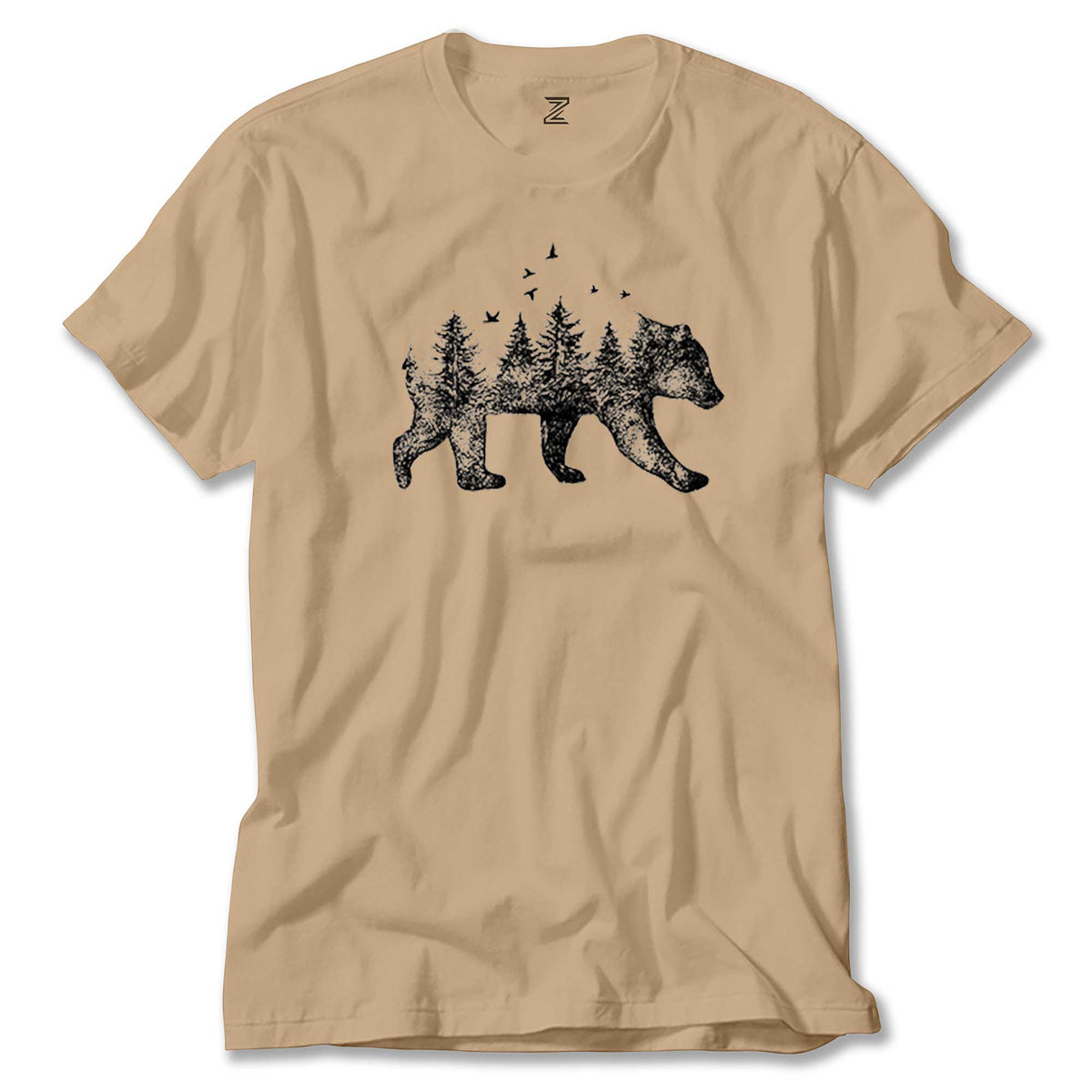 Bear Forest renkli tişört