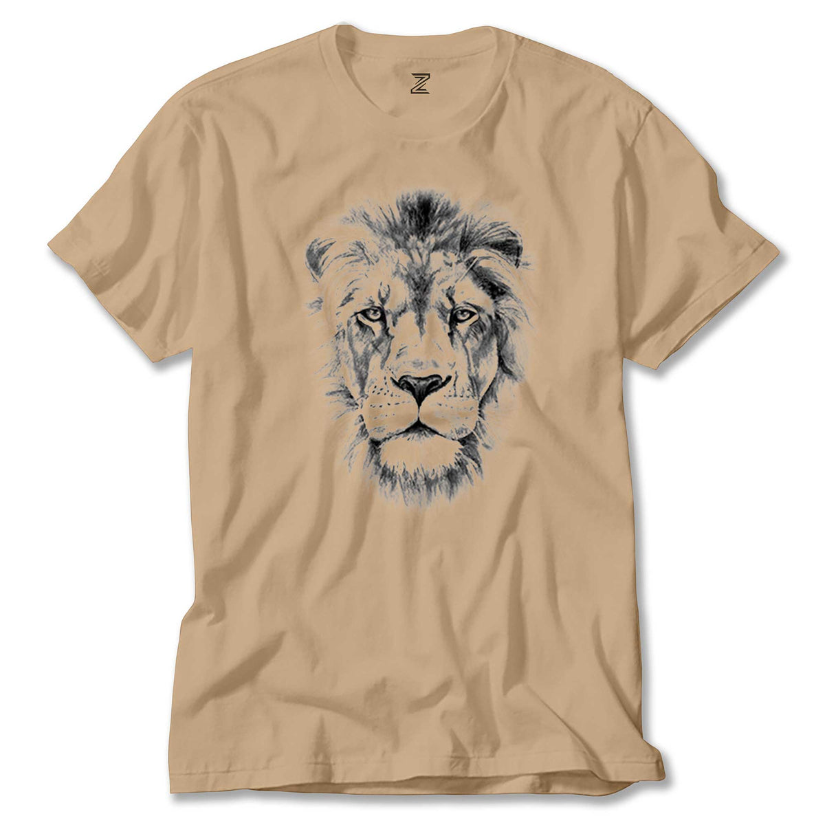 Lion Face renkli tişört