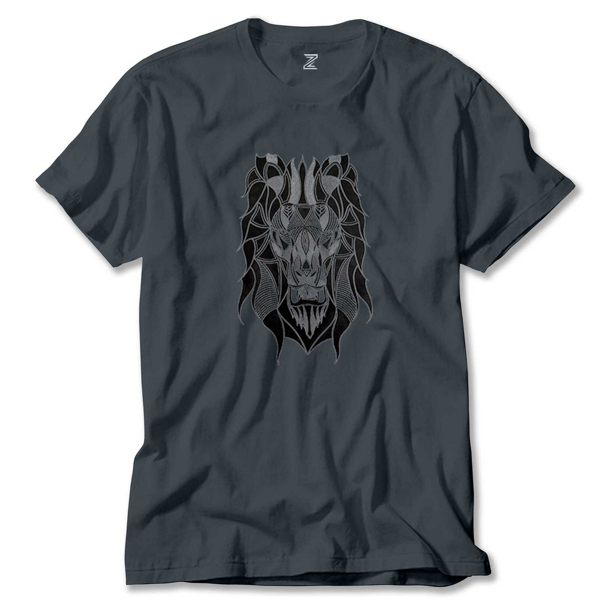 Lion Mozaik renkli tişört