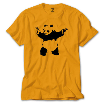 Panda Guns Renkli Tişört
