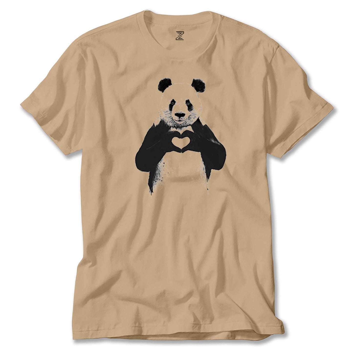 Panda Love renkli tişört