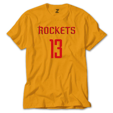 James Harden Rockets Renkli Tişört