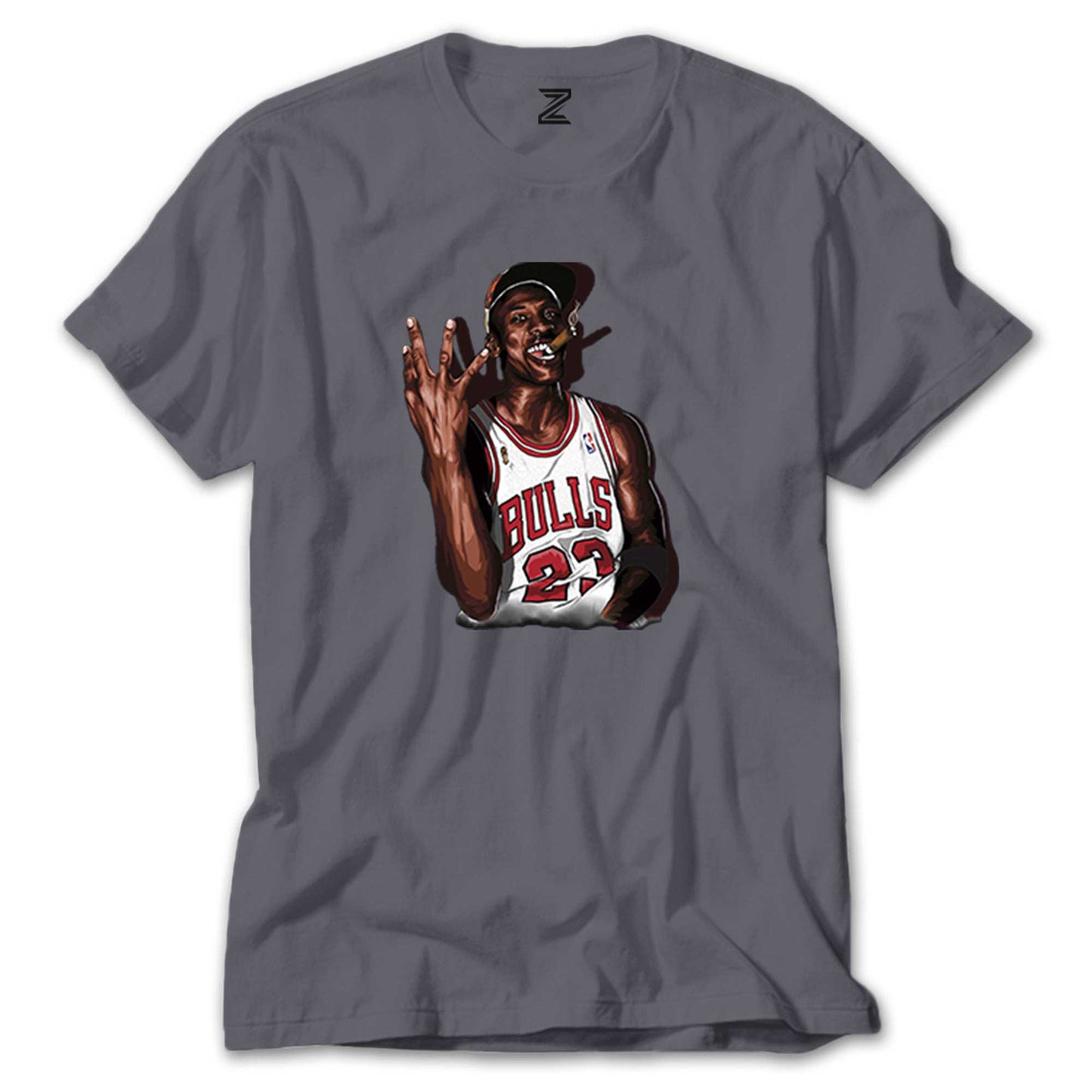 Micheal Jordan Bulls 23 Renkli Tişört