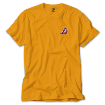 Los Angeles Lakers Logo Renkli Tişört