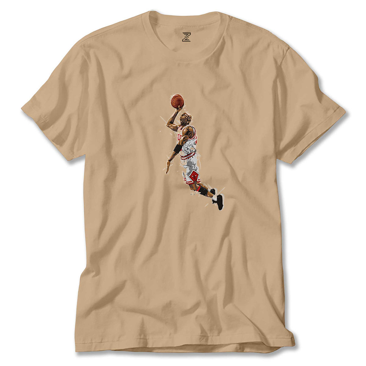 Micheal Jordan Attempt renkli tişört