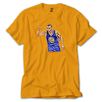 Stephen Curry 30 Warriors Renkli Tişört
