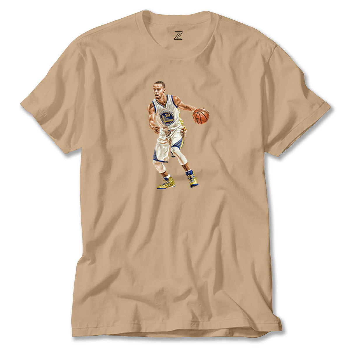 Stephen Curry Siluet renkli tişört