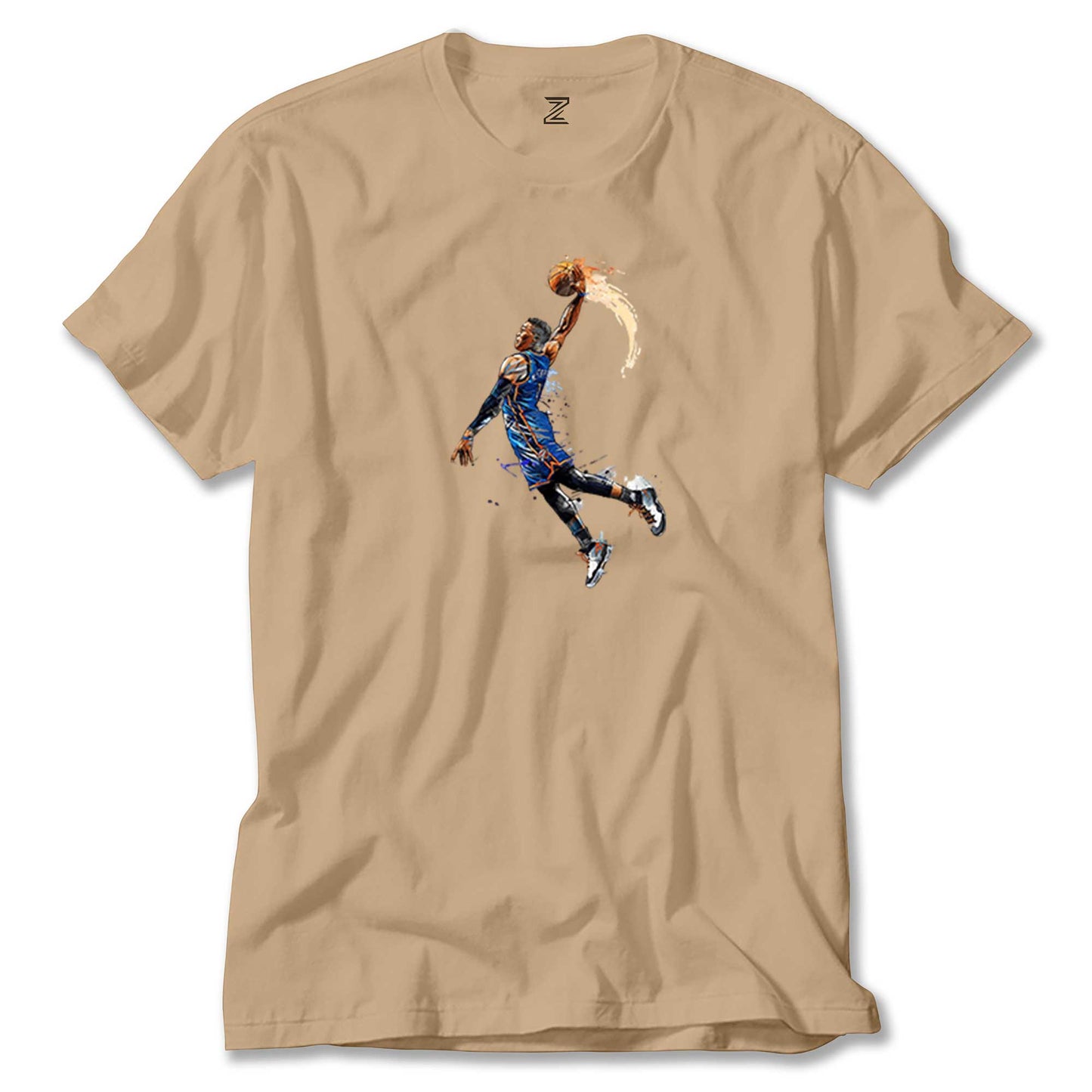 OKC Russell Westbrook renkli tişört