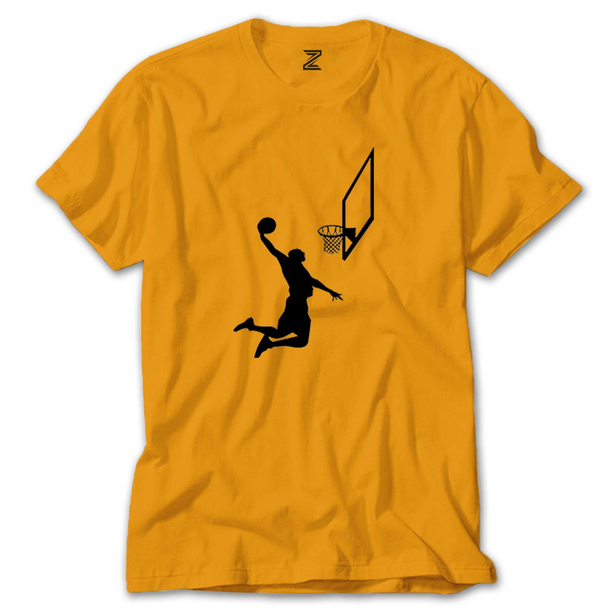 Basketball Smack Silhouette Renkli Tişört