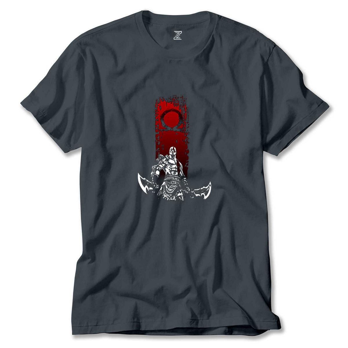 God Of War Kratos Logo renkli tişört