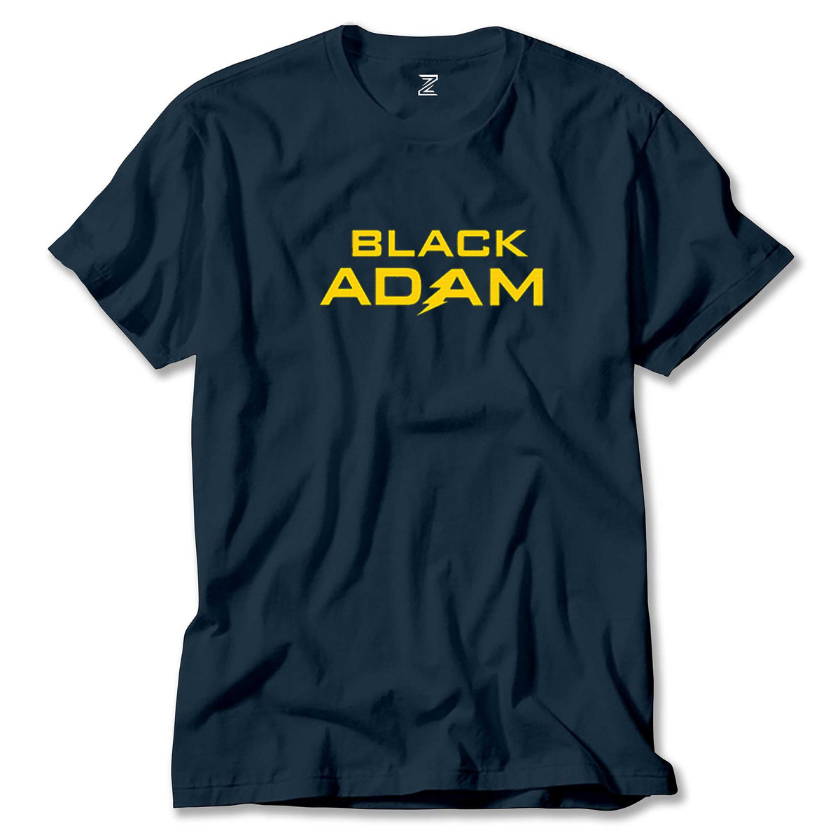 Black Adam Yellow Text renkli tişört