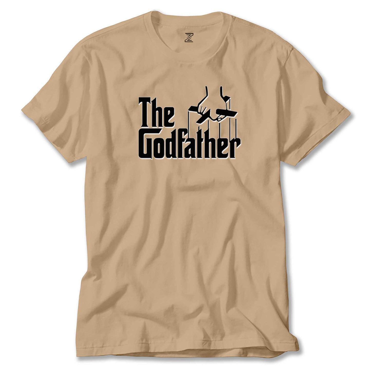 The Godfather Black Text Renkli Tişört