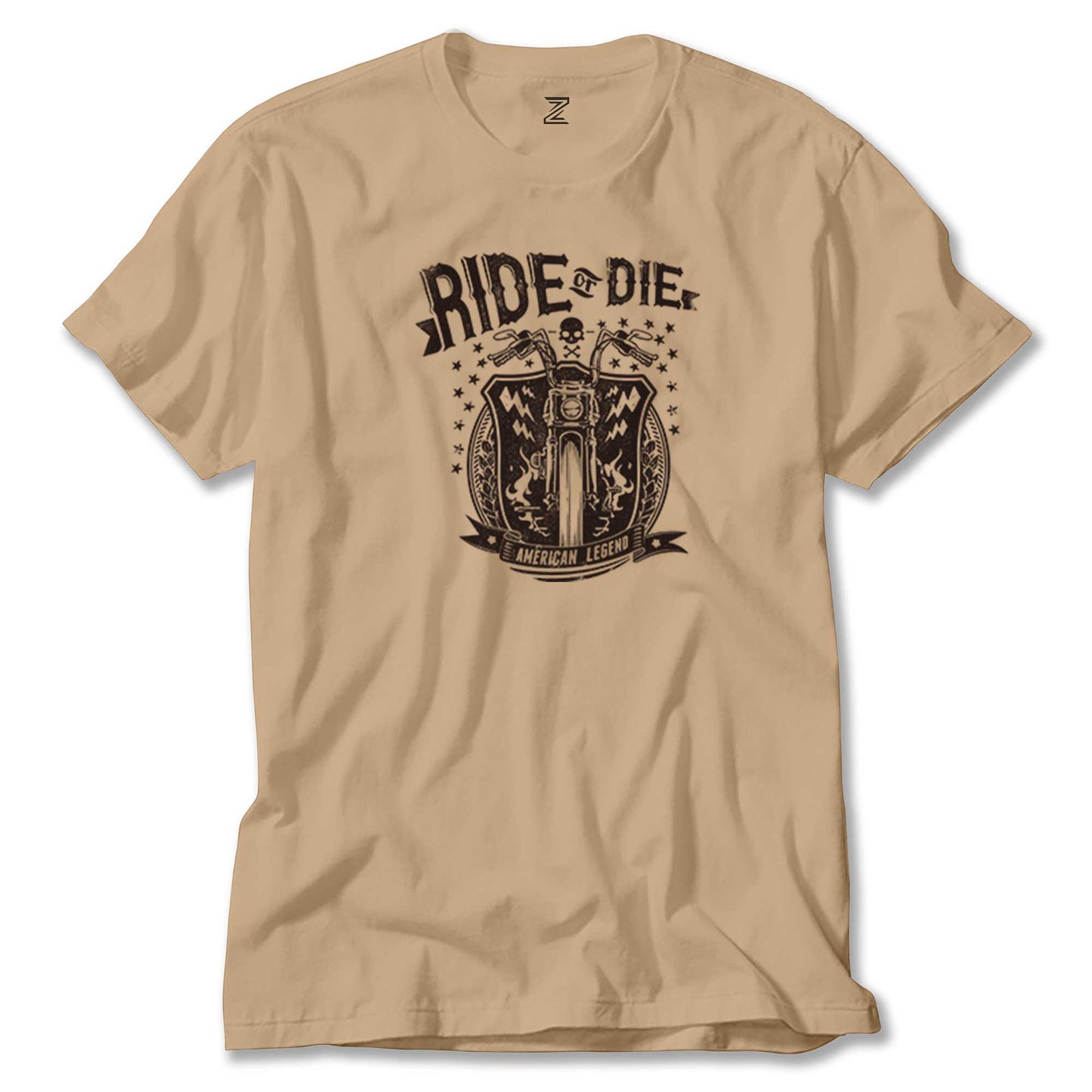 Ride Die Silhouette renkli tişört