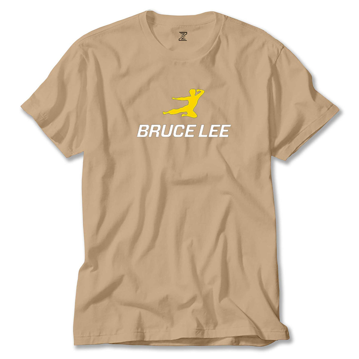 Bruce Lee Yellow Man renkli tişört