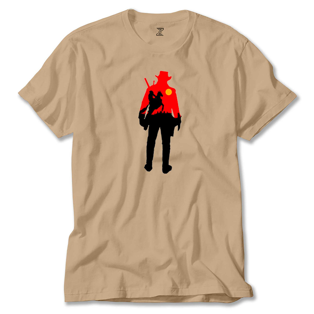 Red Dead Redemption 2 Cowboy renkli tişört