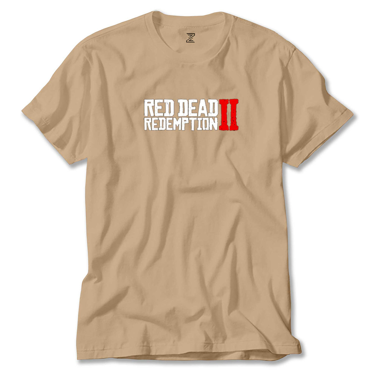 Red Dead Redemption 2 Text renkli tişört