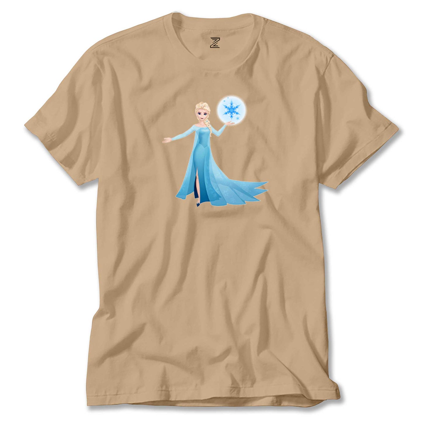 Karlar Ülkesi Elsa Siluet Renkli Tişört