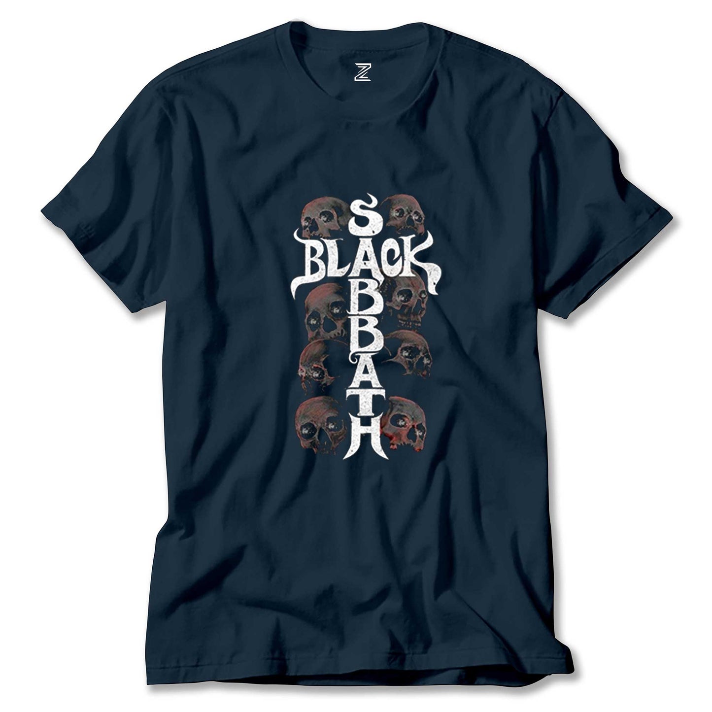 Black Sabbath Skull Renkli Tişört