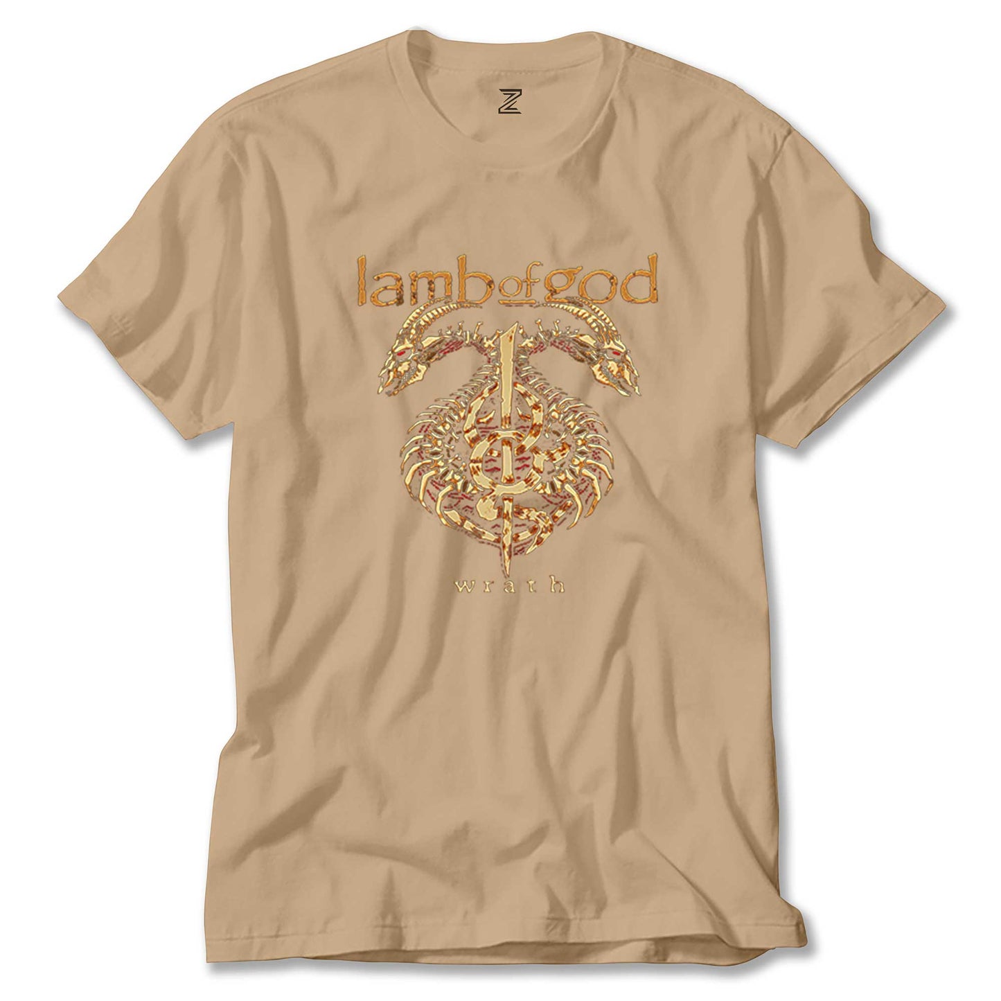 Lamb of God Wrath Dragon Renkli Tişört