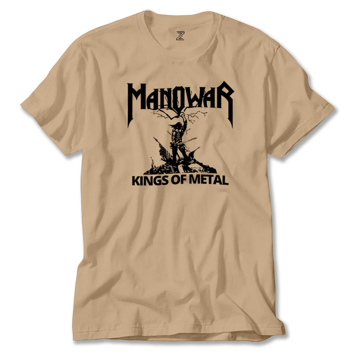 Manowar Kings of Metal Black renkli tişört