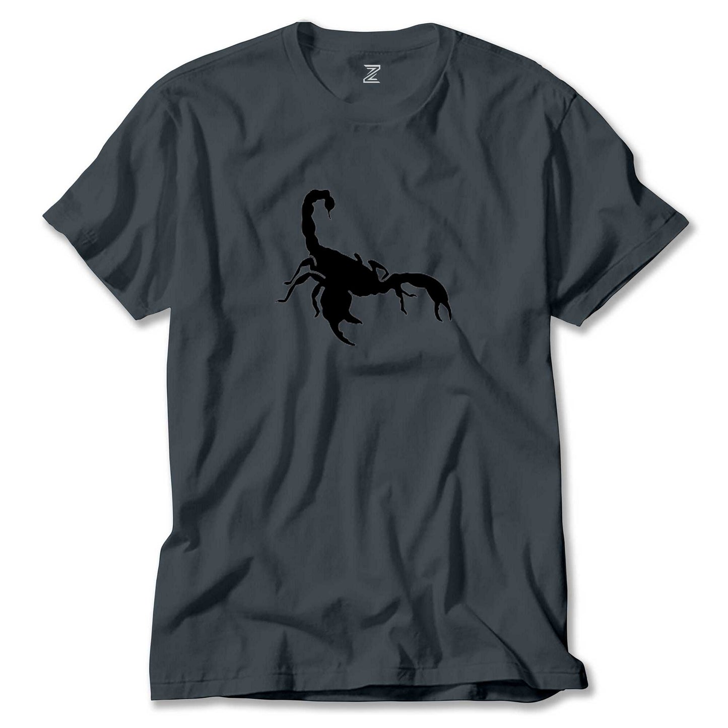 İndirimli Scorpions Logo White Füme Tişört