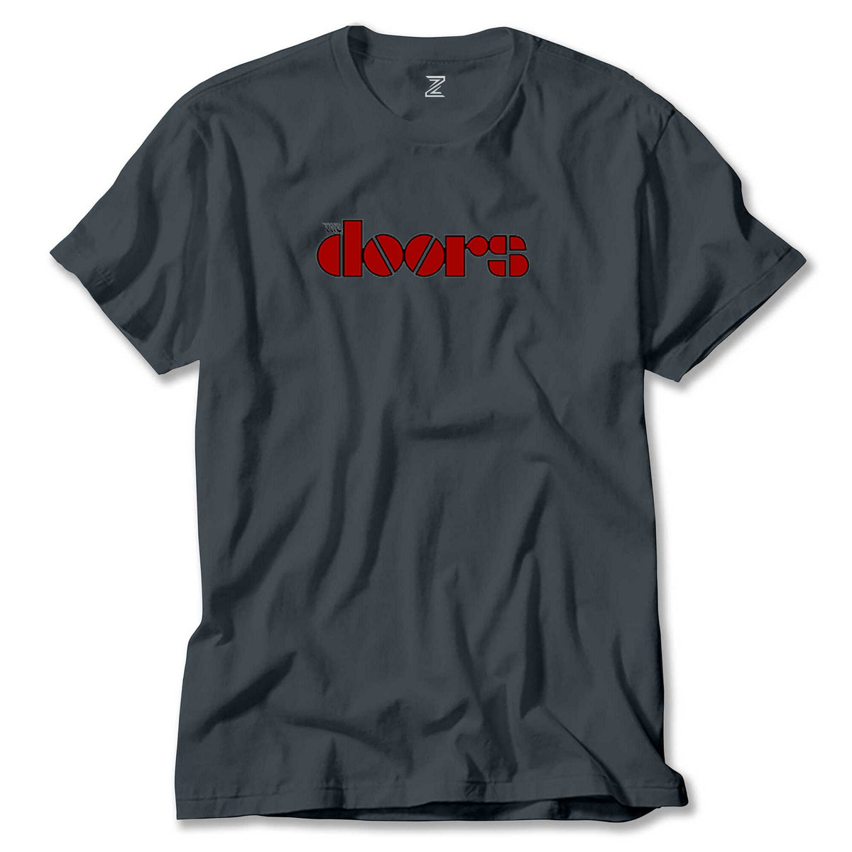 The Doors Logo Red Renkli Tişört