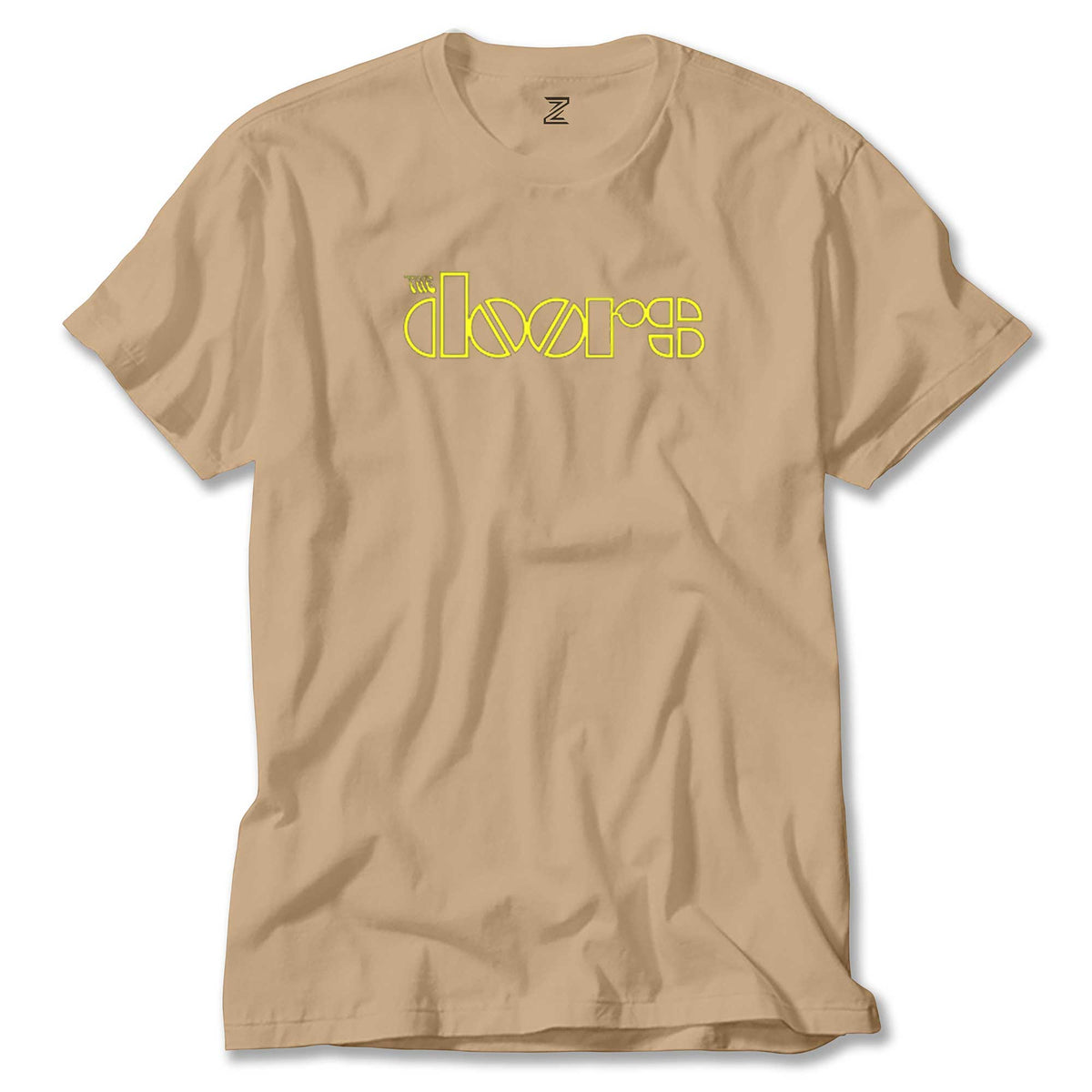 The Doors Logo Yellow renkli tişört