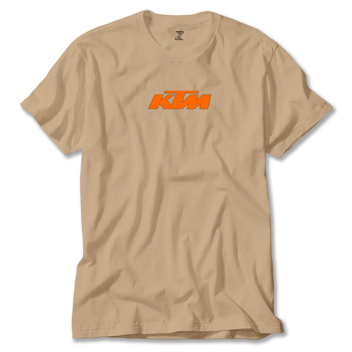 KTM Motorcycle Orange logo renkli tişört