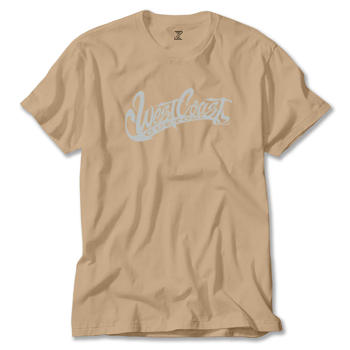 West Coast Customs Text renkli tişört