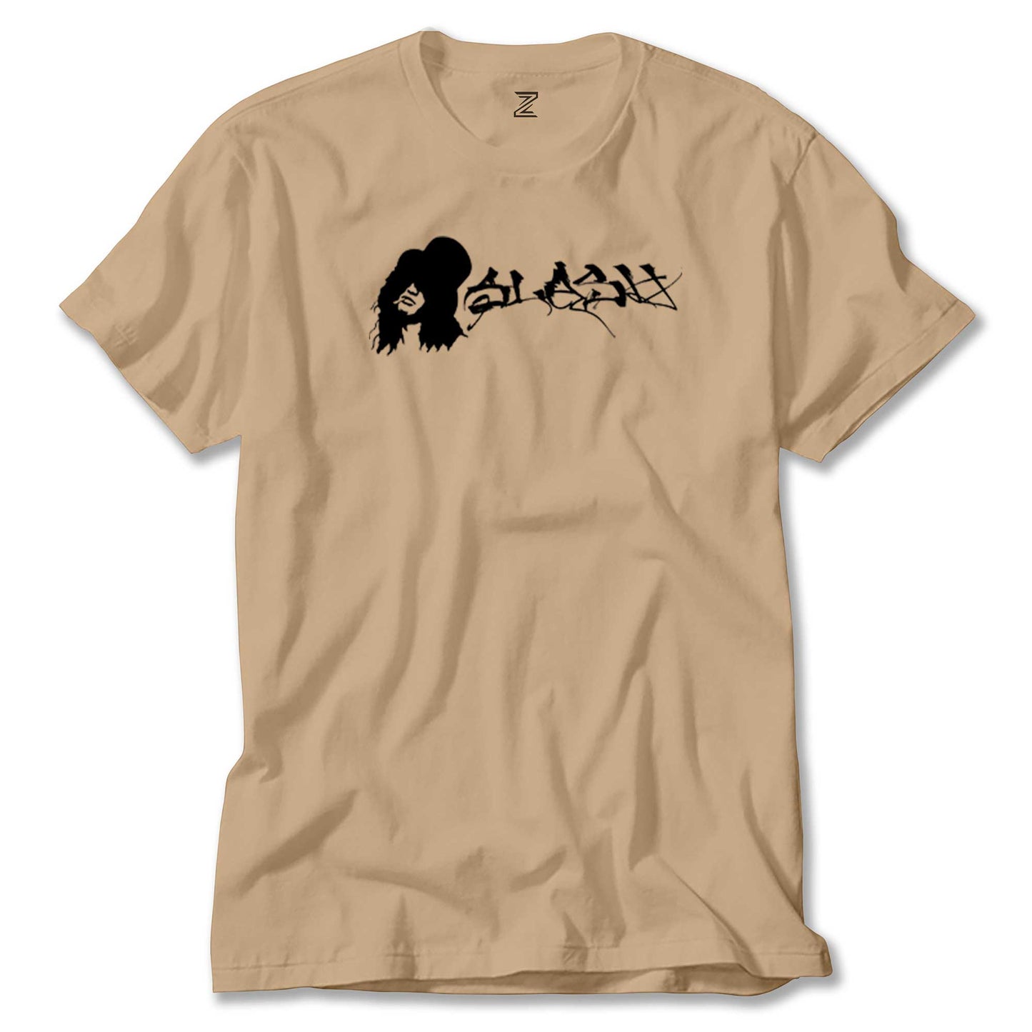 Slash Portre Logo renkli tişört