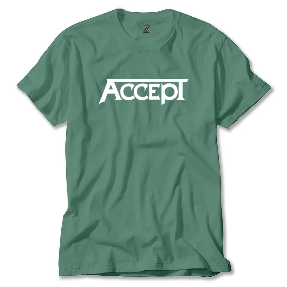 Accept Classic Logo renkli tişört