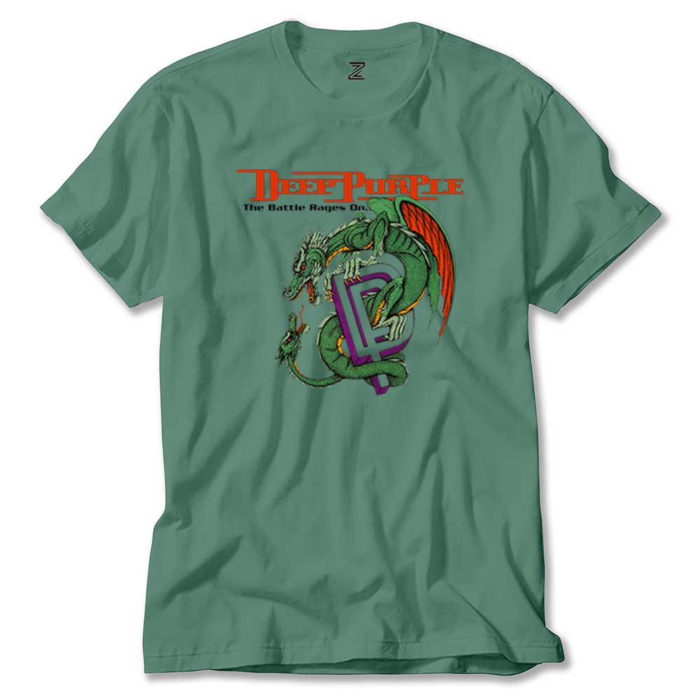Deep Purple The Battle Rages Renkli Tişört