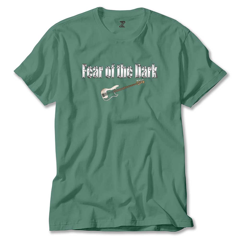 Iron Maiden Fear of the Dark Guitar renkli tişört
