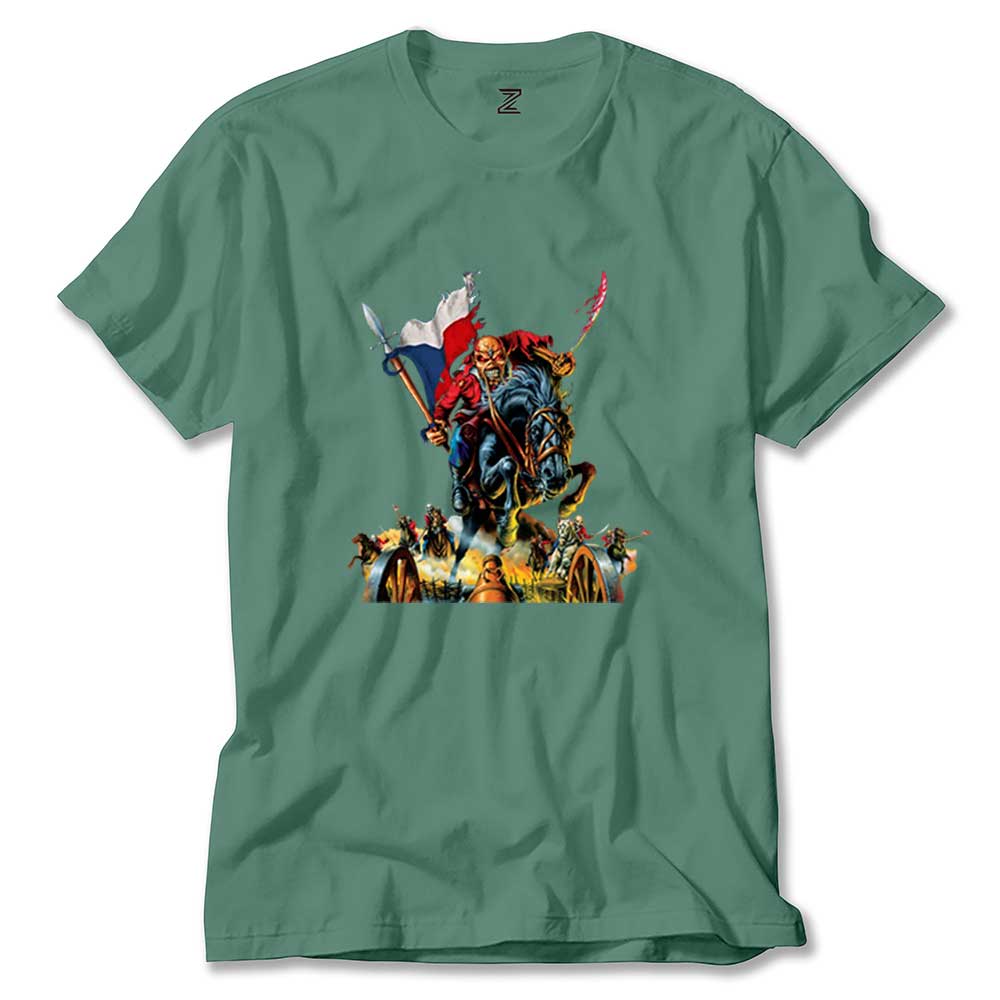 Iron Maiden Warriors renkli tişört