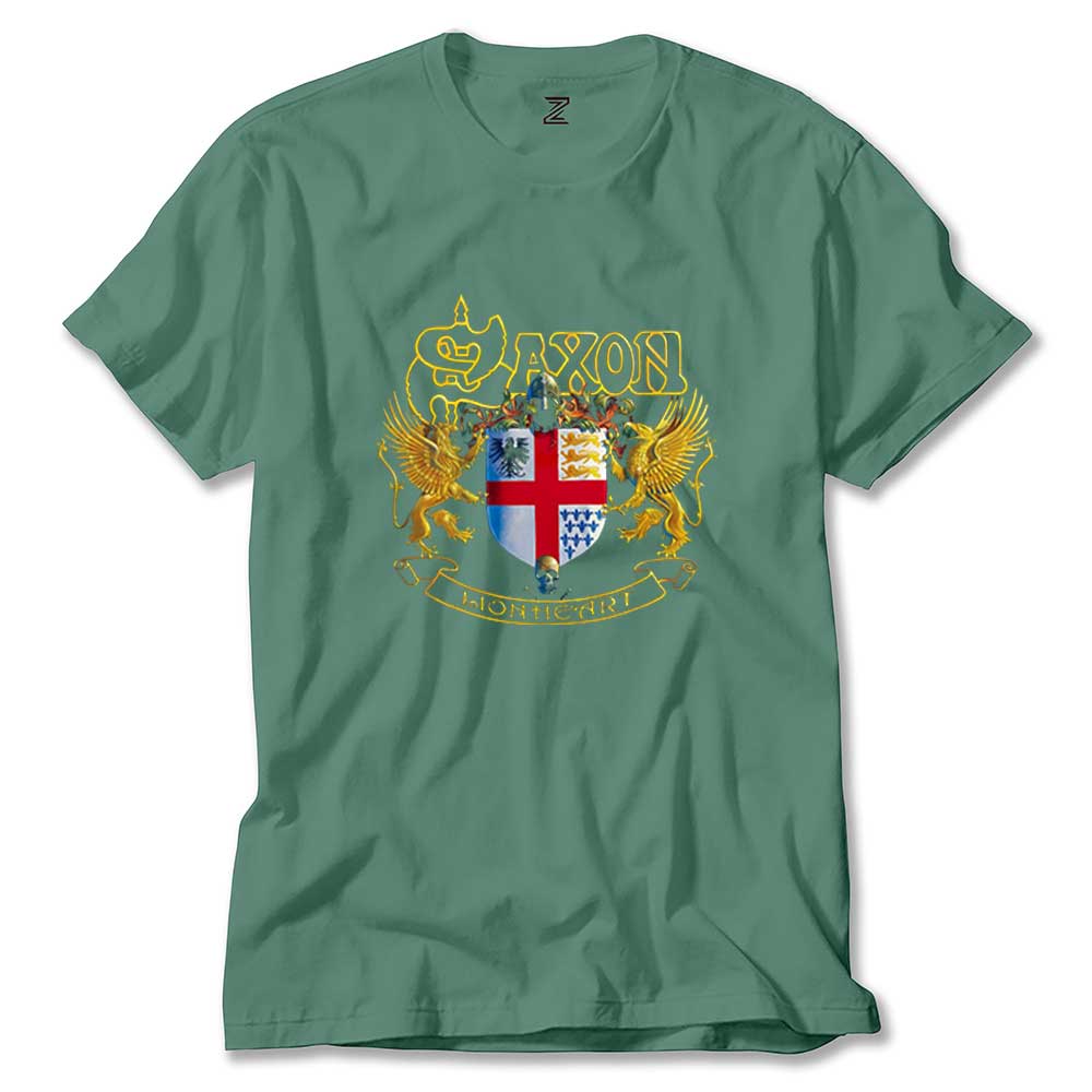 Saxon Lionheart renkli tişört