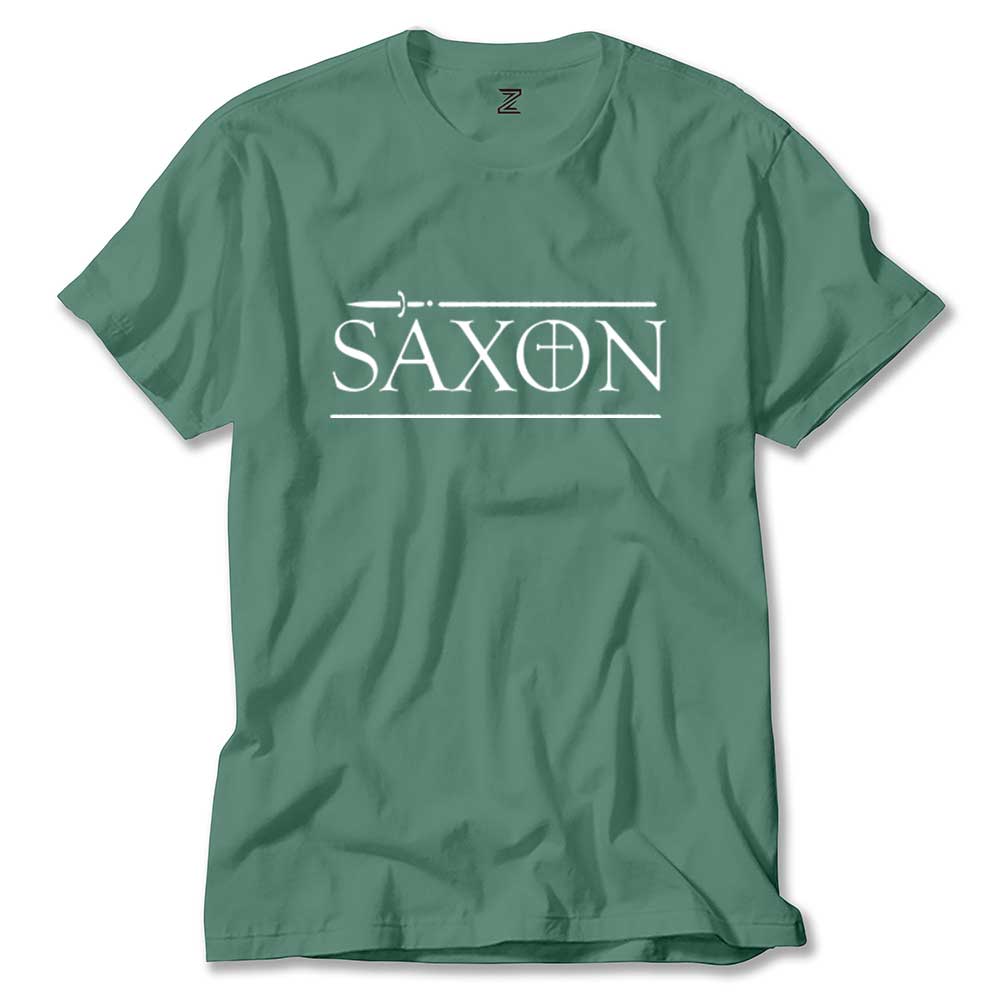 Saxon Logo renkli tişört