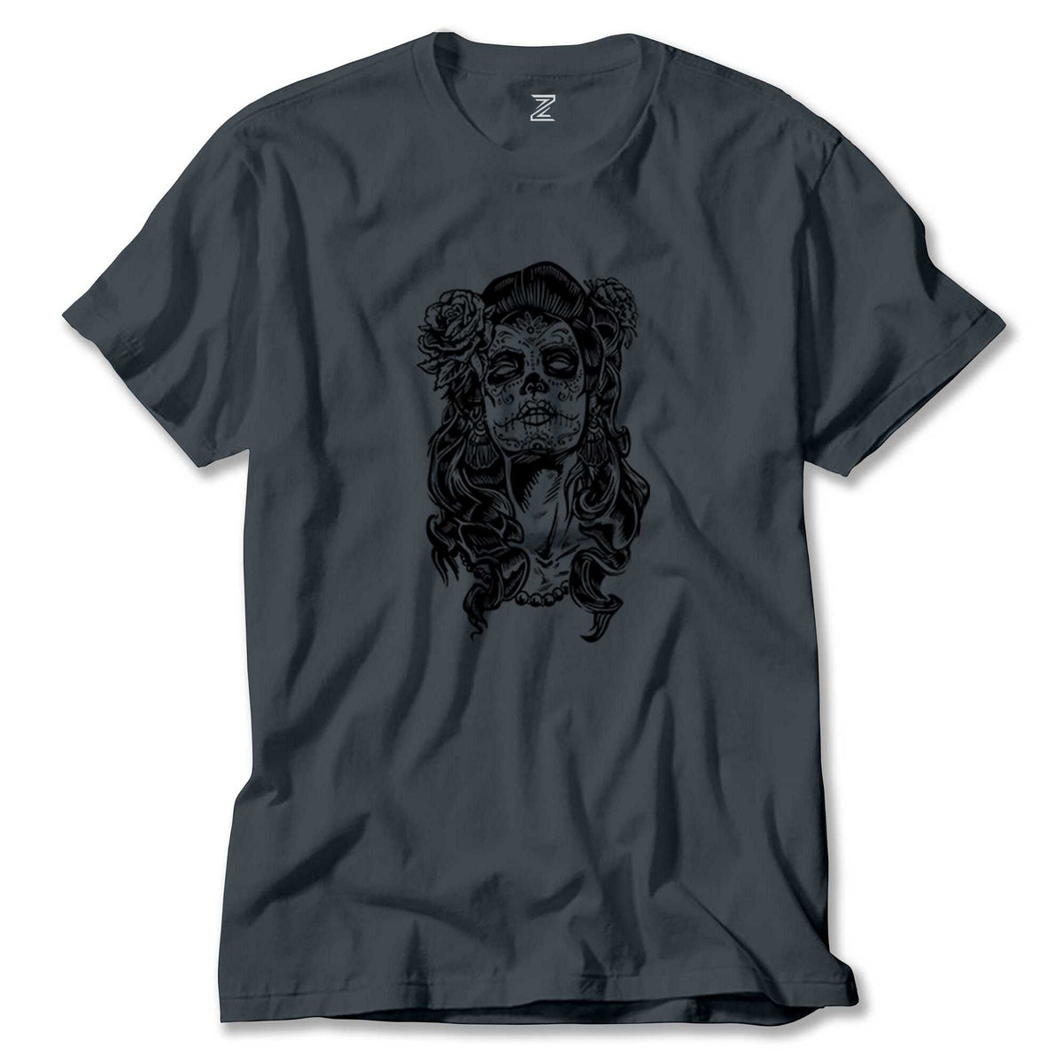 La Calavera Catrina renkli tişört