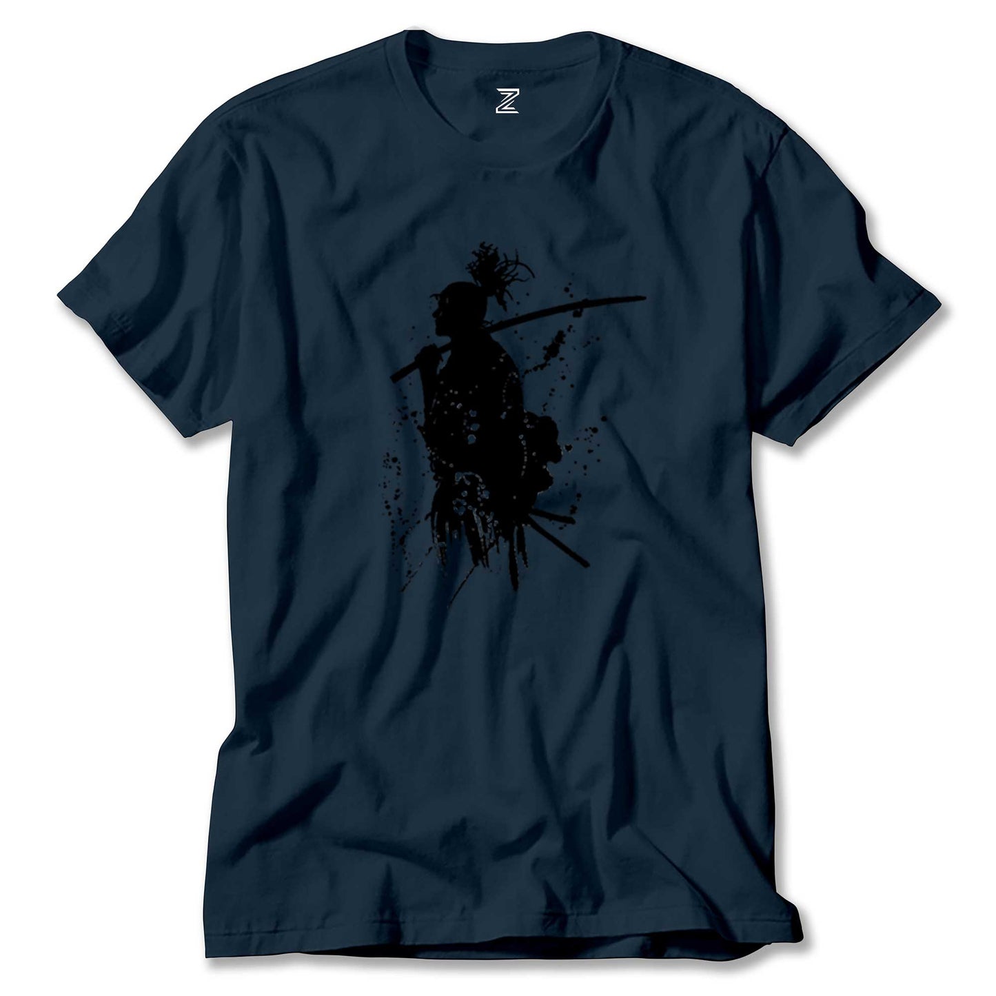 İndirimli Samurai Miyamoto Musashi Lacivert Tişört