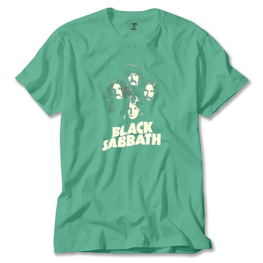 Black Sabbath Siluet Renkli Tişört