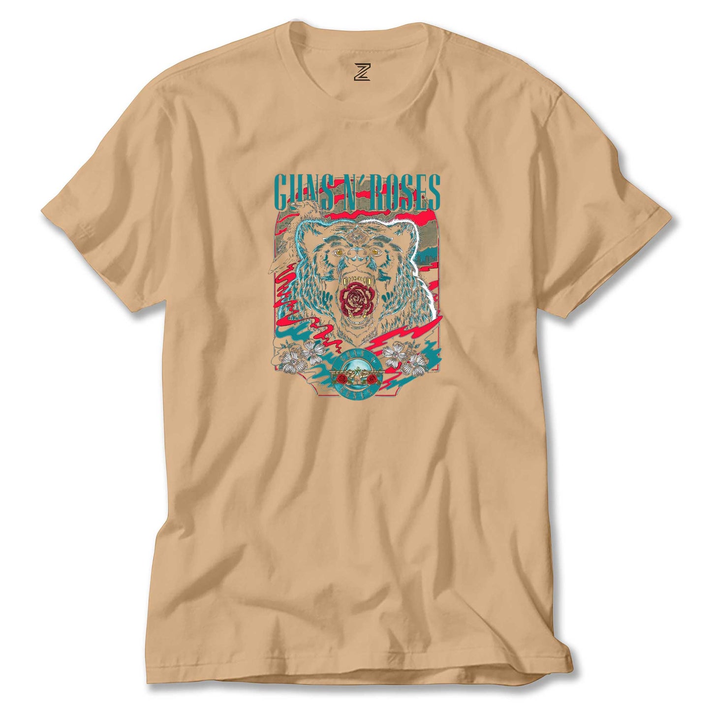 Guns N Roses Bear renkli tişört