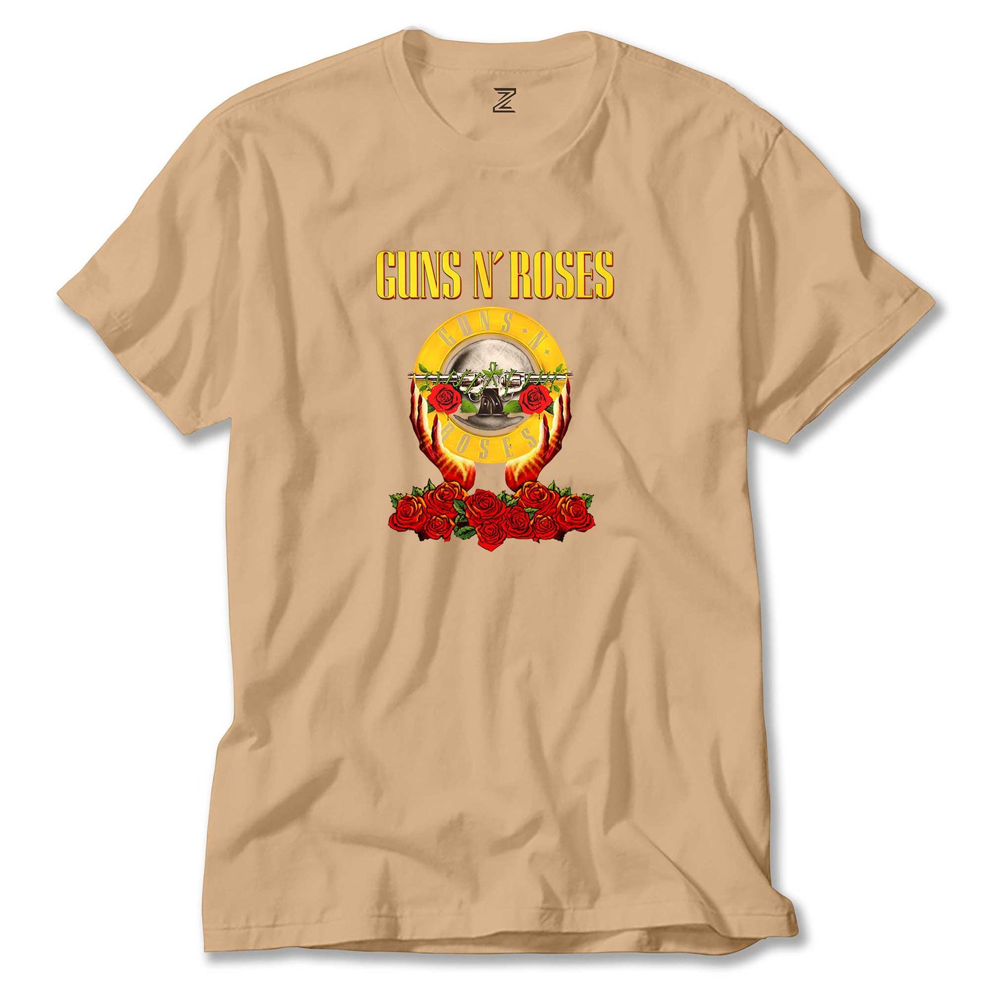 Guns N Roses Hands and Light Renkli Tişört