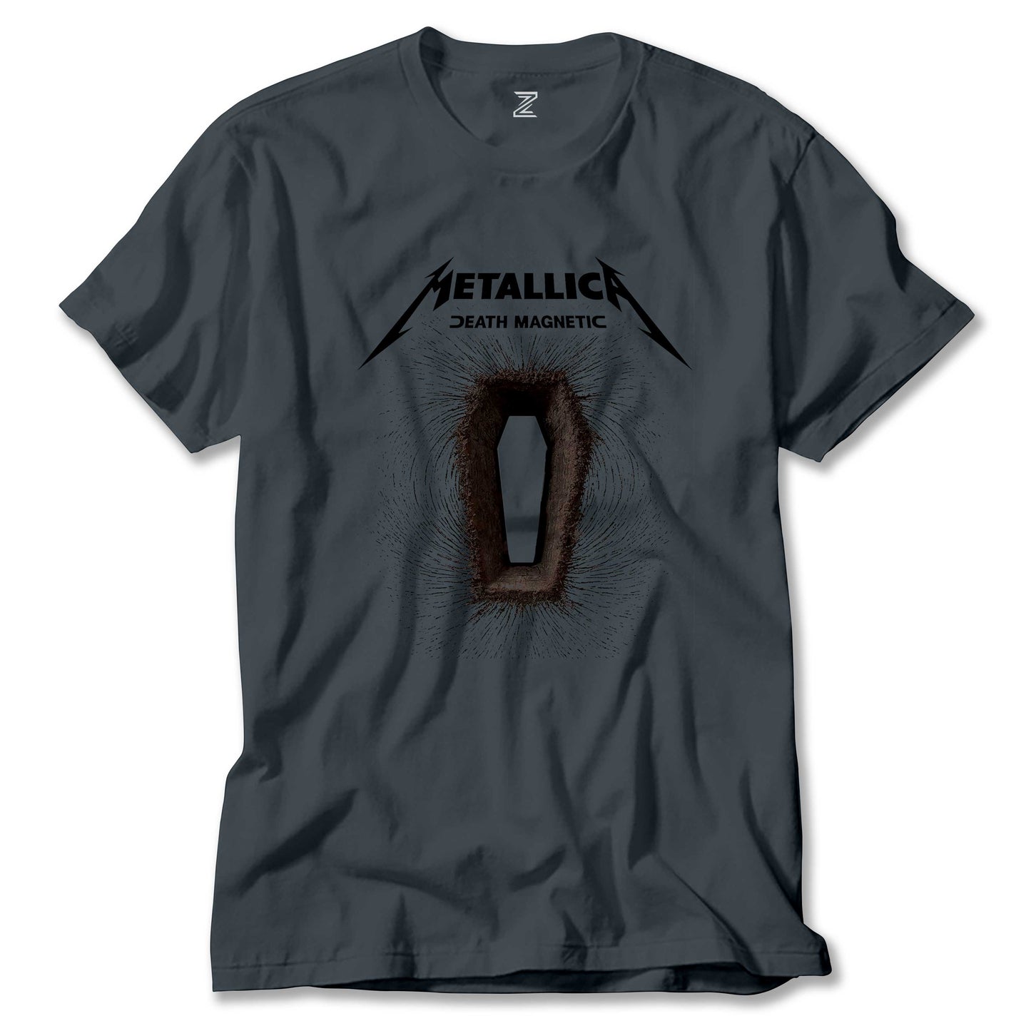 İndirimli Metallica Death Magnetic Albums Füme Tişört