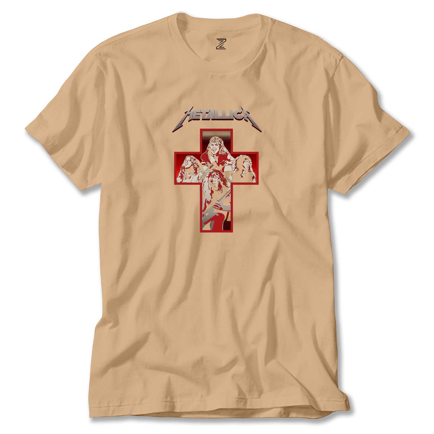 Metallica Silhouettes İnside The Cross Renkli Tişört