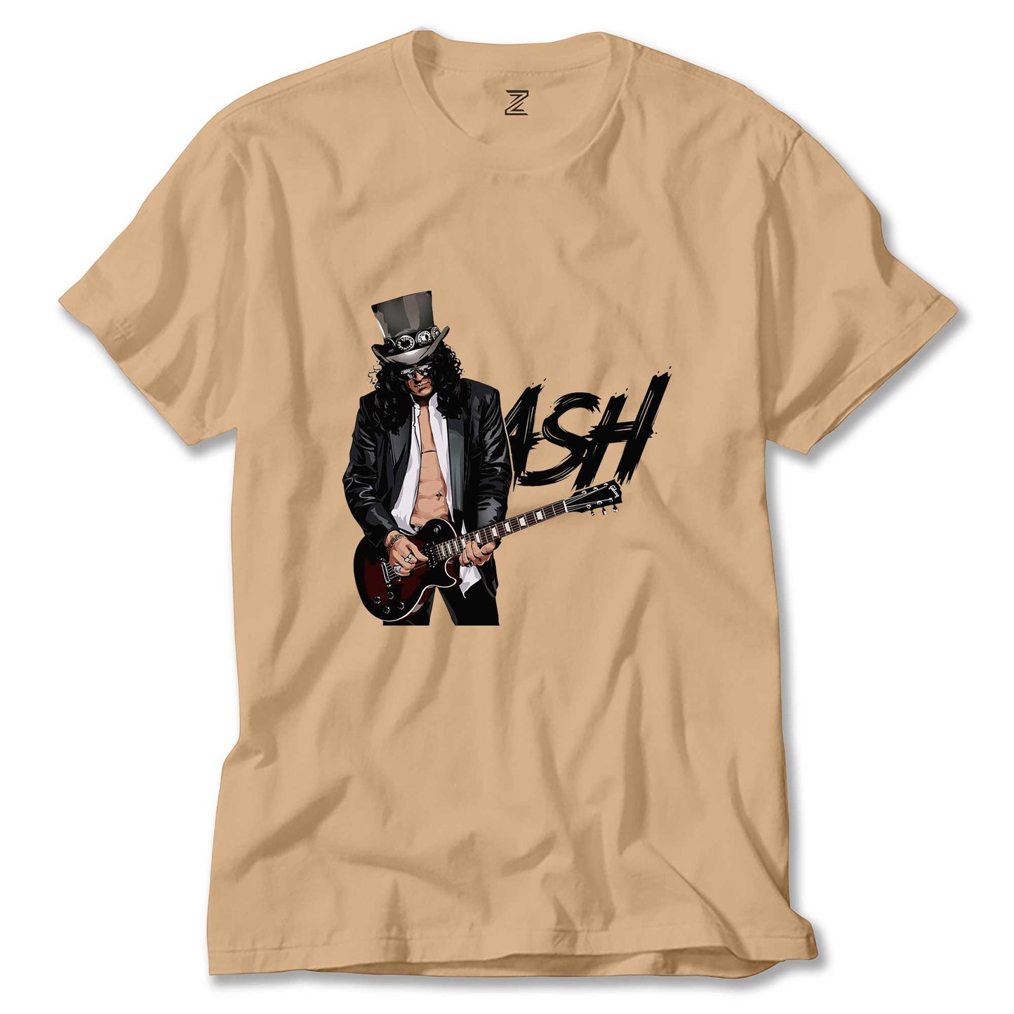 Slash Siluet Logo Renkli Tişört