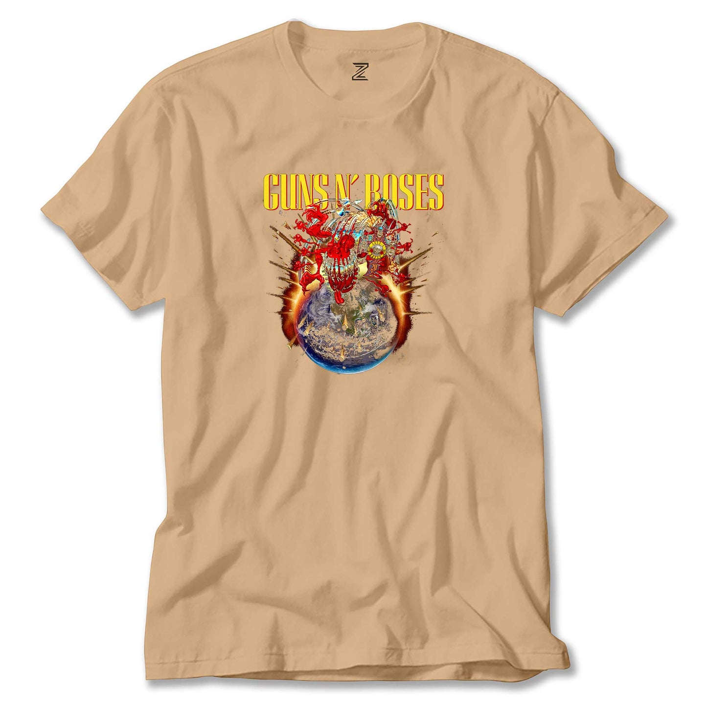 Guns N Roses 2025 Tour Renkli Tişört