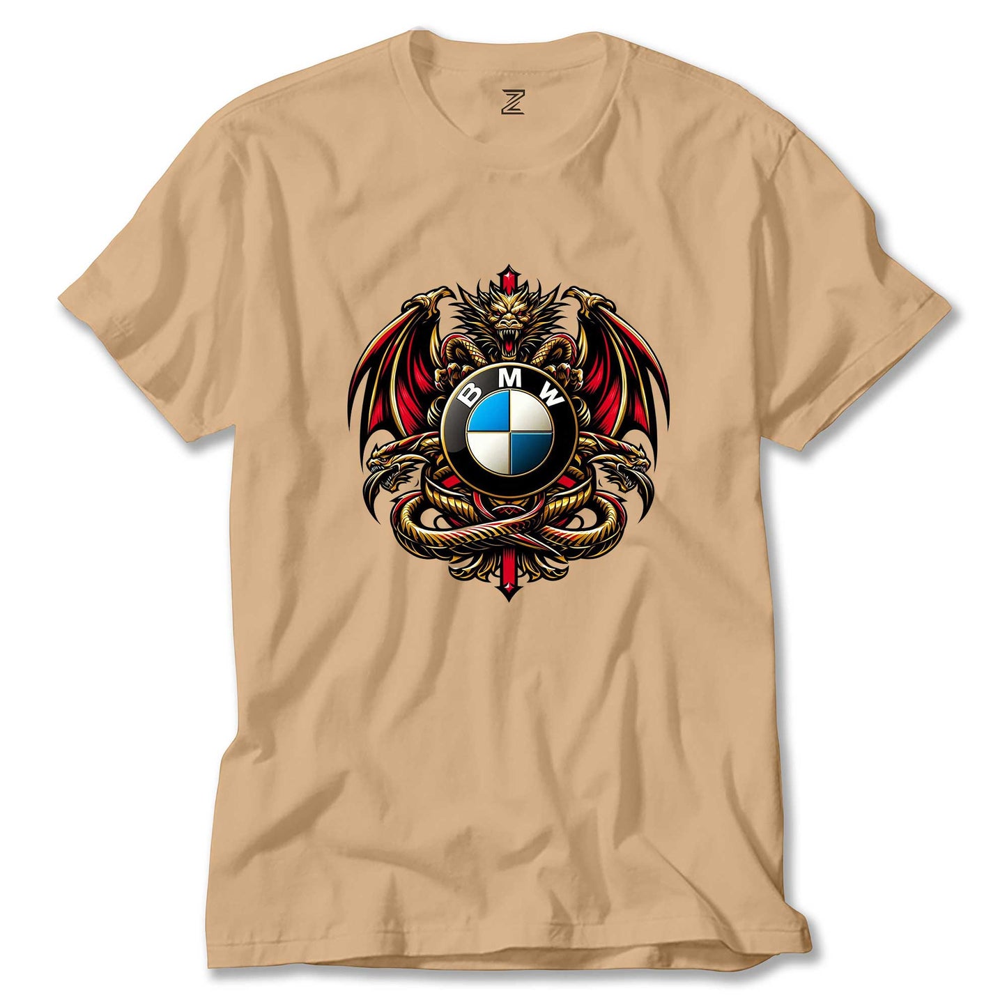Bmw Logo Ejderha Renkli Tişört