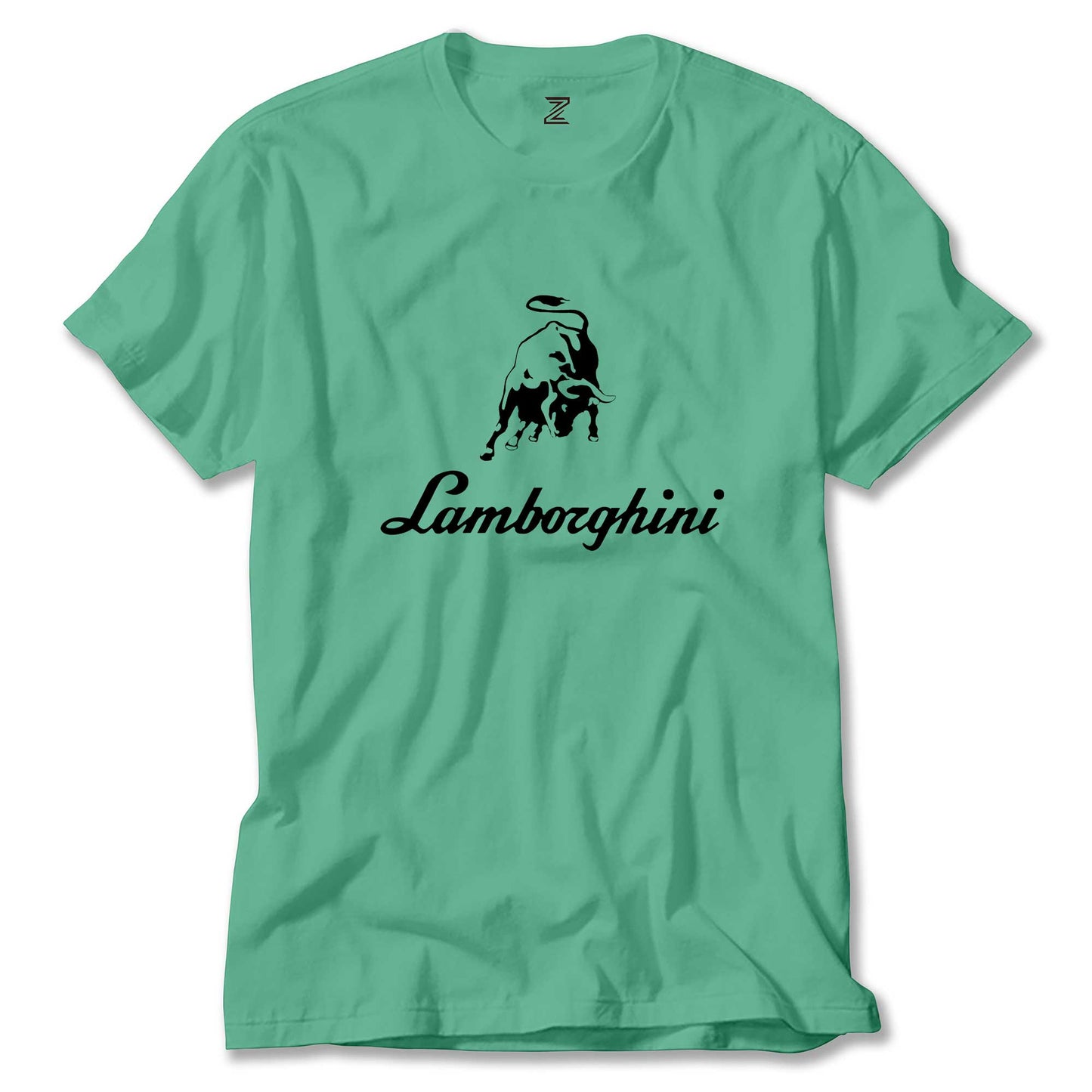 Lamborghini Text Logo Renkli Tişört