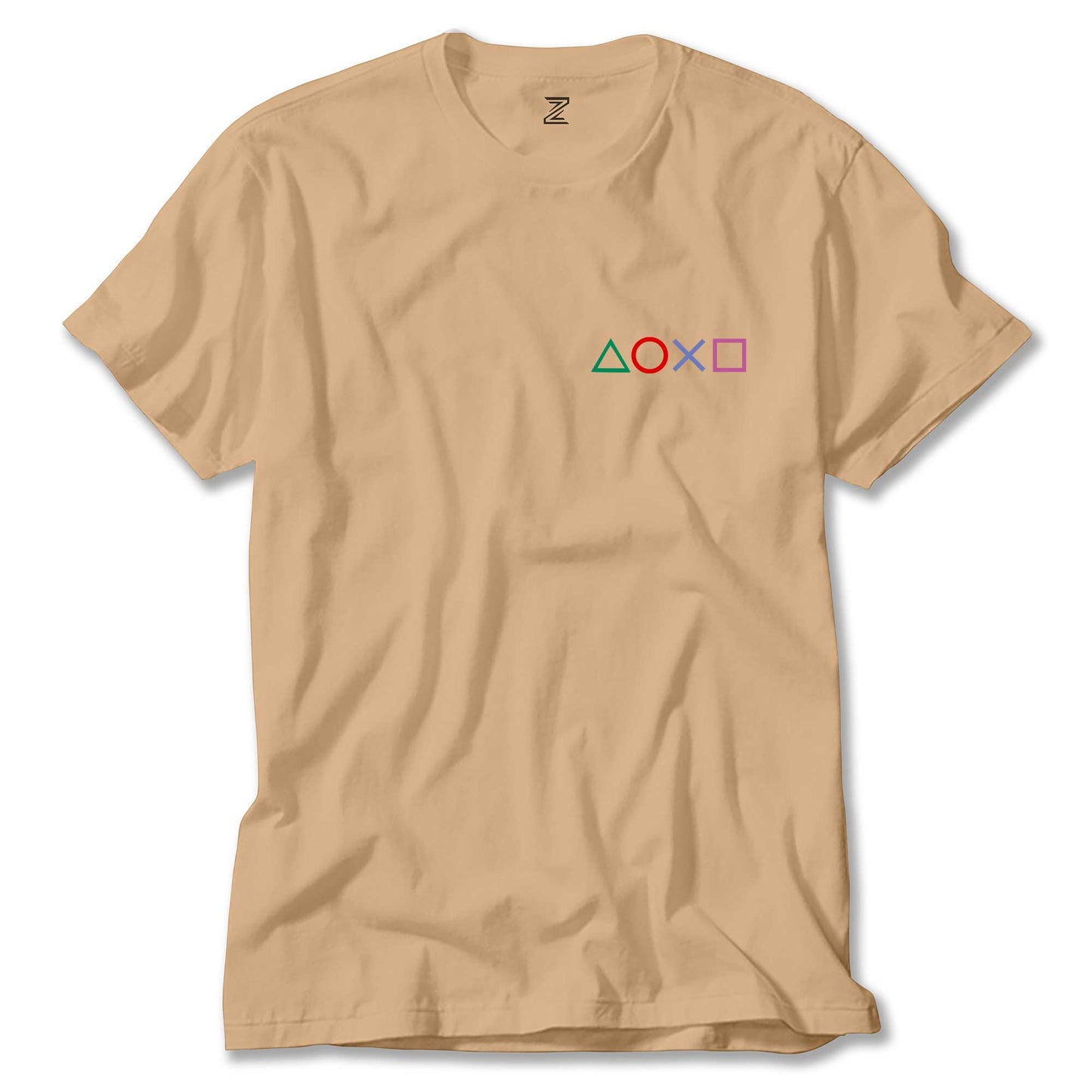 Playstation Consol renkli tişört