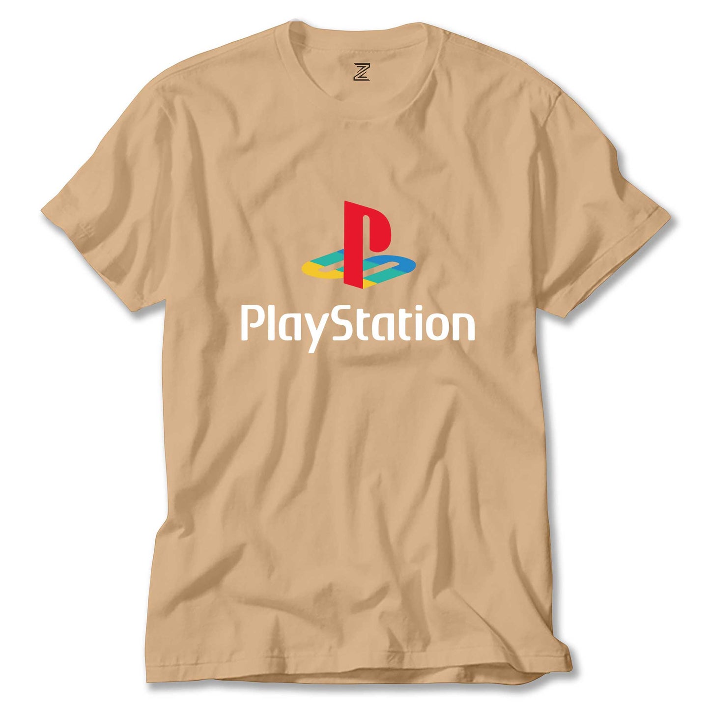 Playstation Logo White renkli tişört