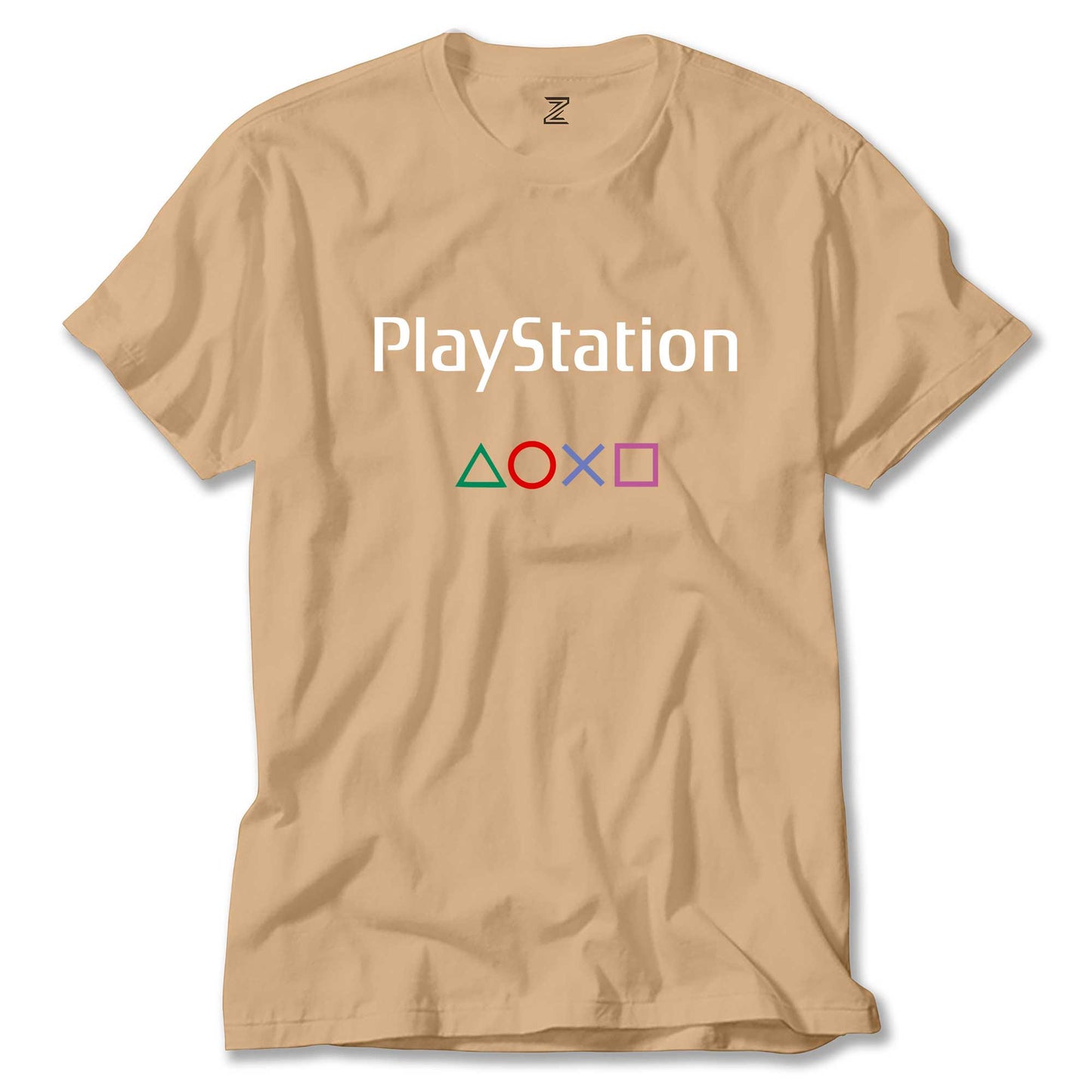 Playstation Text Consol Renkli Tişört